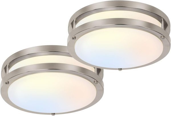 Brushed Nickel Saturn Adjustable Kitchen Light Fixture