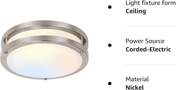 Brushed Nickel Saturn Adjustable Kitchen Light Fixture detail