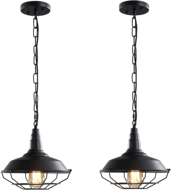 Industrial Pendant Lights Rustic Farmhouse Design 1