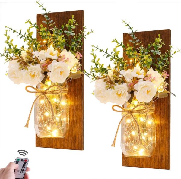 Mason Jar Sconces Rustic Decorative Lighting